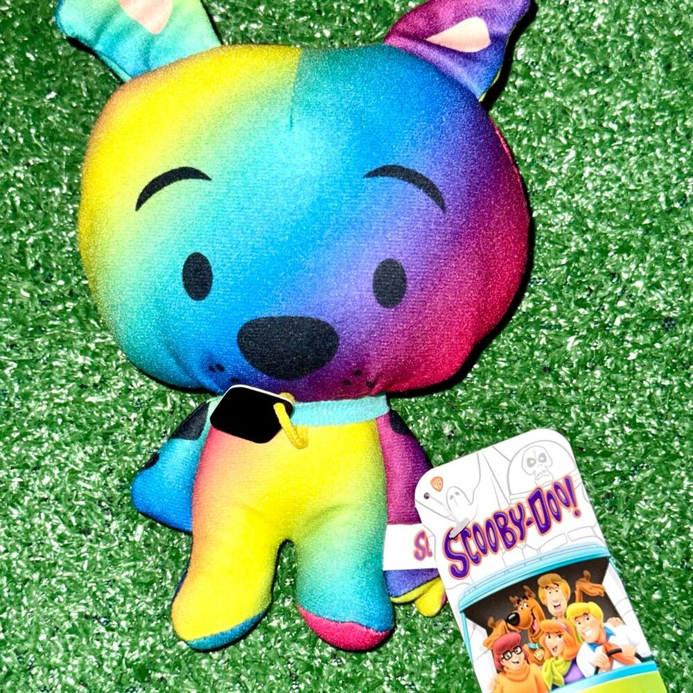 Nickelodeon Scooby Doo! Scooby Rainbow Plush New With Tag RARE Claw Chance